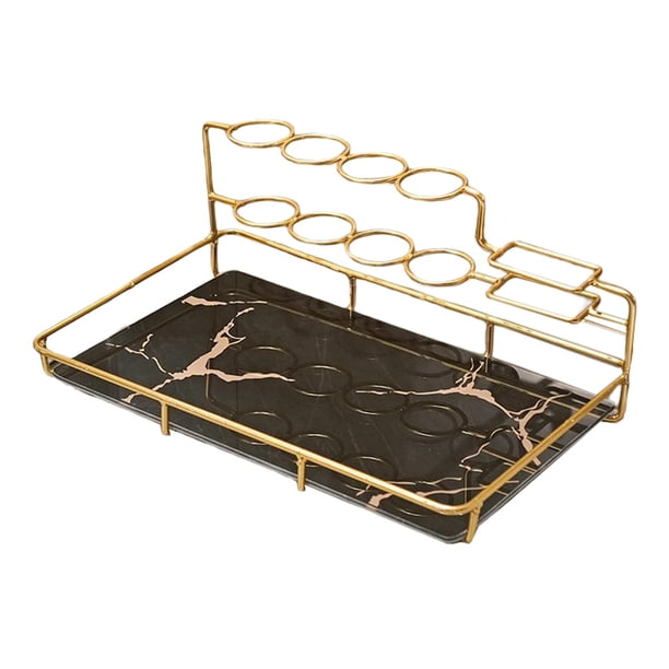 Soporte multifuncional para cepillo de eléctrico, organizador de para almacenamiento de baño, limpiador Facial, maquillaje, Negro BLESIY Porta cepillo de dientes