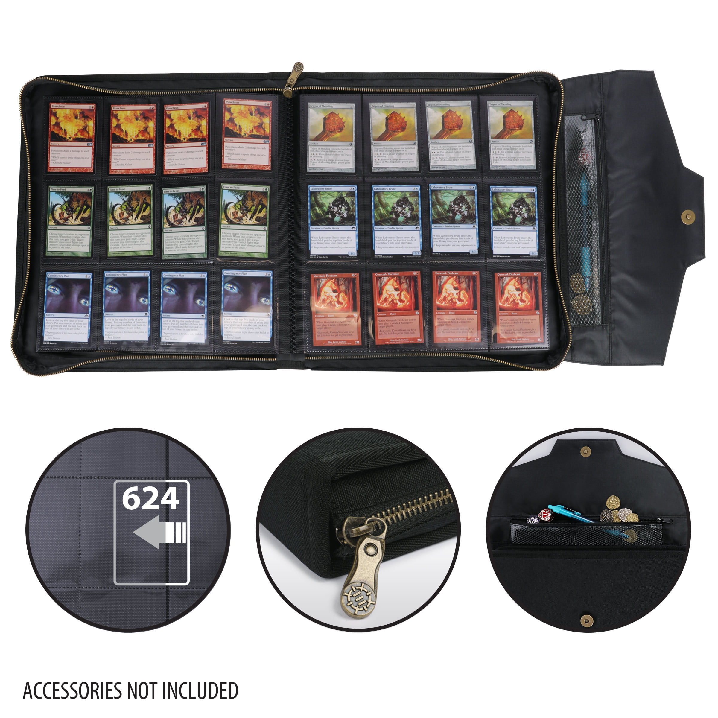 ENHANCE Trading Card Album, 12 Pocket Binder fits Kuwait | Ubuy