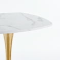 thumbnail image 4 of Miniyam 23.6" Square Dining Table, Small Wood Breakfast Table for Apartment, Kitchen or Studio, Modern Compact Dining Table for 2, White, 4 of 8