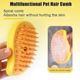 thumbnail image 3 of 3-in-1 Self-Cleaning Cat Brush - Steaming Massage Brush for Cats, Pet Hair Cleaner and Remover, Multi-functional Hair Comb to Remove Tangled and Loose, 3 of 4