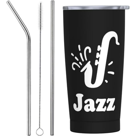 

Jazz Music AUTO MUG Coffee Cup Stainless Steel Insulated Cup 20oz