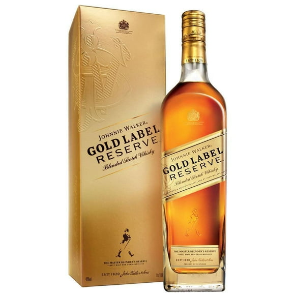 Paquete de 3 Whisky Johnnie Walker Blend Gold Label Reserve 750 ml