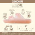 thumbnail image 2 of Cushionaire Pool-K Jelly Sandals for Girls, Water Friendly Slip-On Slides with Double Adjustable Buckles, Comfortable Everyday Wear Kids Sandals, 2 of 17