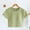 Green, variant on Crop Tops for Women with Built in Bra Short Sleeve Shirts Round Neck Cropped Undershirts Stretchty Base Layer Tops