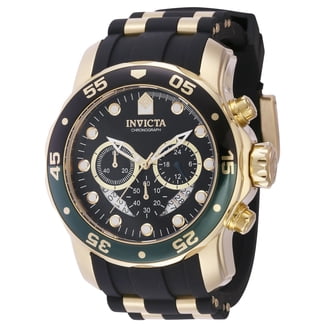 Invicta Men's 19806 Pro Diver Automatic Dive Blue Dial Yellow Gold