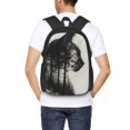 thumbnail image 4 of Balery Double Exposure Cat Forest Mochila para hombre y mujer - Tela Oxford 600D resistente - Gran capacidad, resistente al agua, ideal para la escuela, viajes y senderismo, 4 of 6