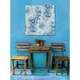 thumbnail image 4 of "Blue Blossoms" Painting Print on Wrapped Canvas, 4 of 7