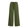 thumbnail image 4 of Vixolx Baggy Sweatpants for Women Straight Stretchy Solid Color Casual Sports Trousers Wide Leg Pants with Pocket, 4 of 6