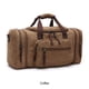thumbnail image 2 of Advancent Viaje con estilo Bolso de fin de semana de lona vintage para hombres y mujeres Bolso de viaje de lona vintage Bolso deportivo Mochilas de mochilero café, 2 of 6