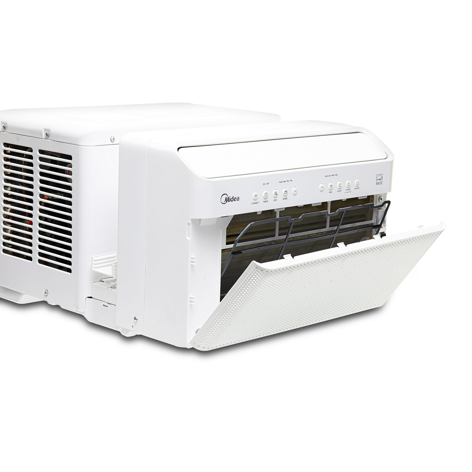 Midea 12,000 BTU Smart Inverter U-Shaped Window Air Conditioner, RMW12SQW-B