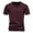 AB353 Red, variant on T-Shirts For Men Solid Color Short Sleeve V Neck Tops Lightweight Loose Man Festival Work Business Play Street Wear White Size Xl
