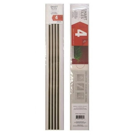 Smart Tiles SE1077-4 Peel & Stick Smart Edge, 18" , Ambra, Each