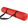 thumbnail image 1 of Yoga All-Purpose 1/4-Inch High Density Anti-Tear Exercise Yoga Mat with Carrying Strap - Red, 1 of 4