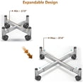 thumbnail image 6 of FEBTECH - Adjustable Fire Pit Stand for 15-27" Fire Pits | Powder Coated | Heavy Duty Rolling Stand for Solo Stove Ranger, Bonfire & Yukon for Camping and Patio, 6 of 9