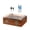 Brown, variant on HIFI CD Player Wireless Bluetooth USB Lossless Playback FM Radio Infrared Remote ,Multi-Functional