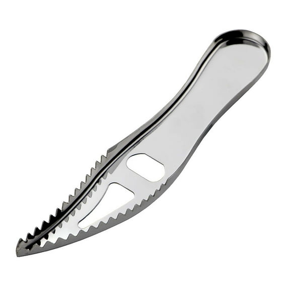 Zmeidao Fish Scaler Remover, Stainless Steel Cooking Tools, Portable Fish Scale Remover Fish Cleaning Peeler Scraper Seafood Tools