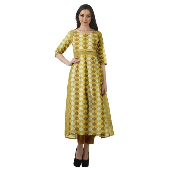 Moomaya Women's Printed Anarkali Kurti Pant Set “ Ethnic Clothing Sets For Women