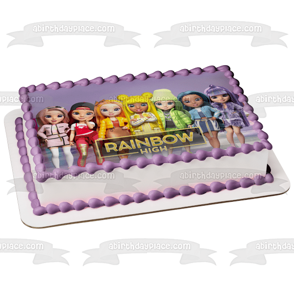 Rainbow High Cake Topper Printable UK Sale Www oceanproperty co th