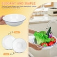 thumbnail image 6 of LOLIPPYY White Enamel Basin Thick Sturdy Large Capacity Bowl for Washing Vegetables and Storage, 6 of 6