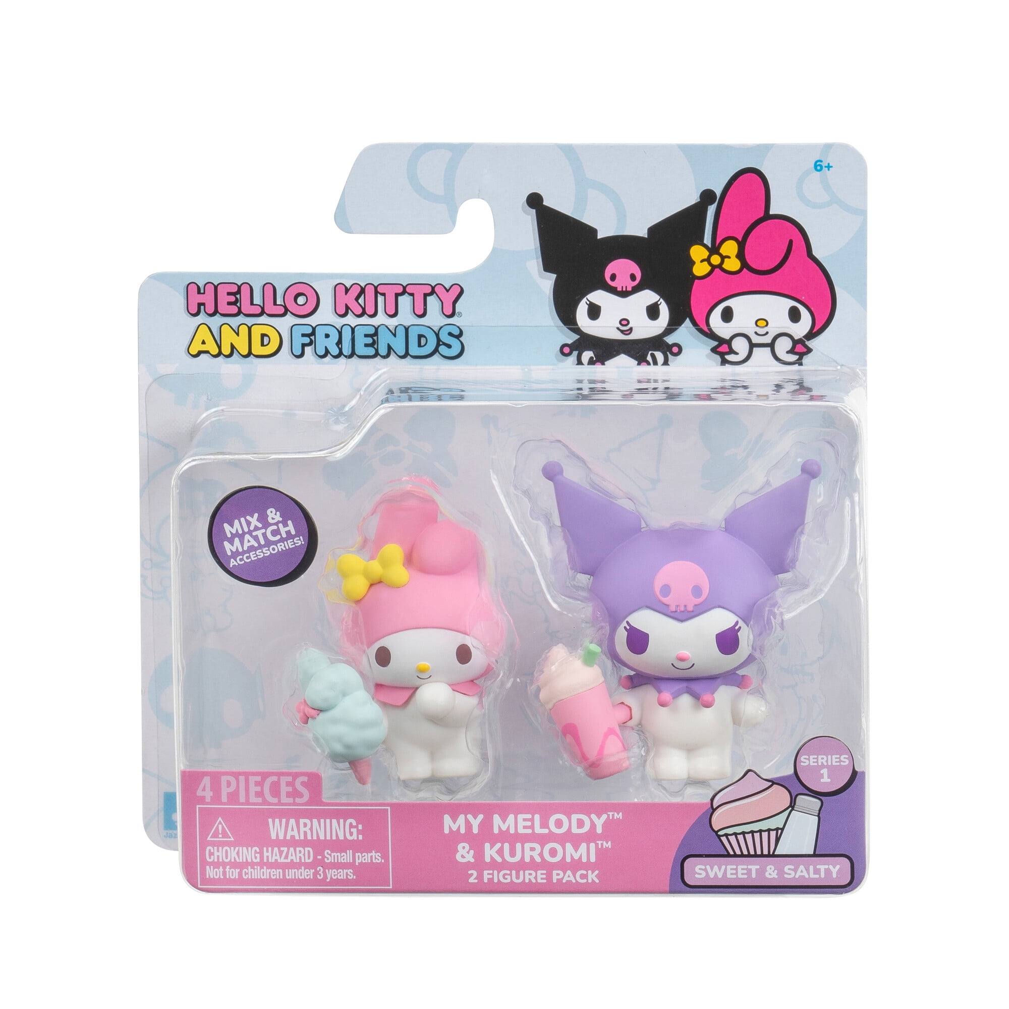 Hello Kitty® and Friends 2 Inch Figure Sweet & Salty 2 Figure Pack
