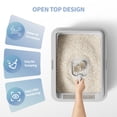 thumbnail image 4 of Small Stainless Steel Cat Litter Box for Kittens and Small Cats, 2 Pack, 4 of 6