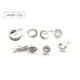 thumbnail image 4 of 7pcs Bohemio Mujeres Stud Ear Cuff Cartílago Y No Clip Set, 4 of 9