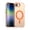 Orange, variant on For iPhone 16e Candy Magsafe PC Hybrid TPU Phone Case,White,For iPhone 16e