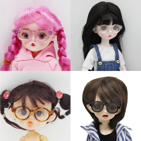 10 Pcs Doll Glasses Mini Sunglasses For Dolls Prop Glasses Doll Sunglasses Miniature Dollhouse Accessories