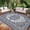 Gray, variant on Nanan 8×10 Outdoor Persian Plastic Rug, Weather Resistant Reversible Patio Rug, Non-Slip Waterproof Outdoor Carpet for Patio, Deck, Balcony, Poolside, Camping, Black