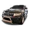 Broadfeet // Front: Bull Bar with Skid Plate 2008-2010 Jeep Grand Cherokee Stainless Steel