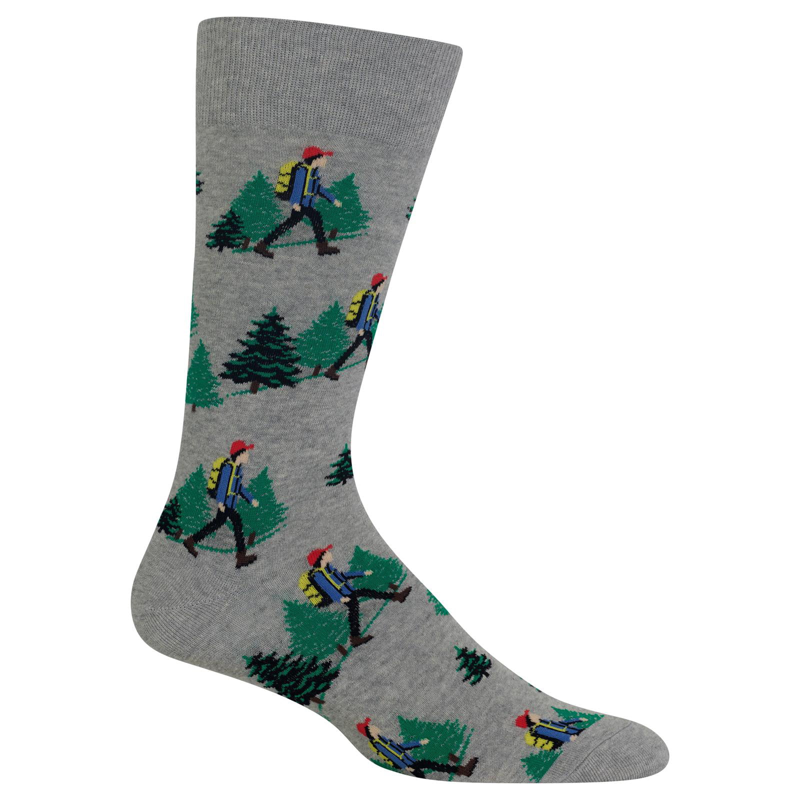 Hot Sox Mens Hiker Socks, Mens Shoe Size 6-12.5, Sweatshirt Grey ...