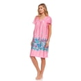 thumbnail image 2 of Lati Fashion Women Nightgown Sleepwear Female Sleep Dress Nightshirt Pink 1X, 2 of 4
