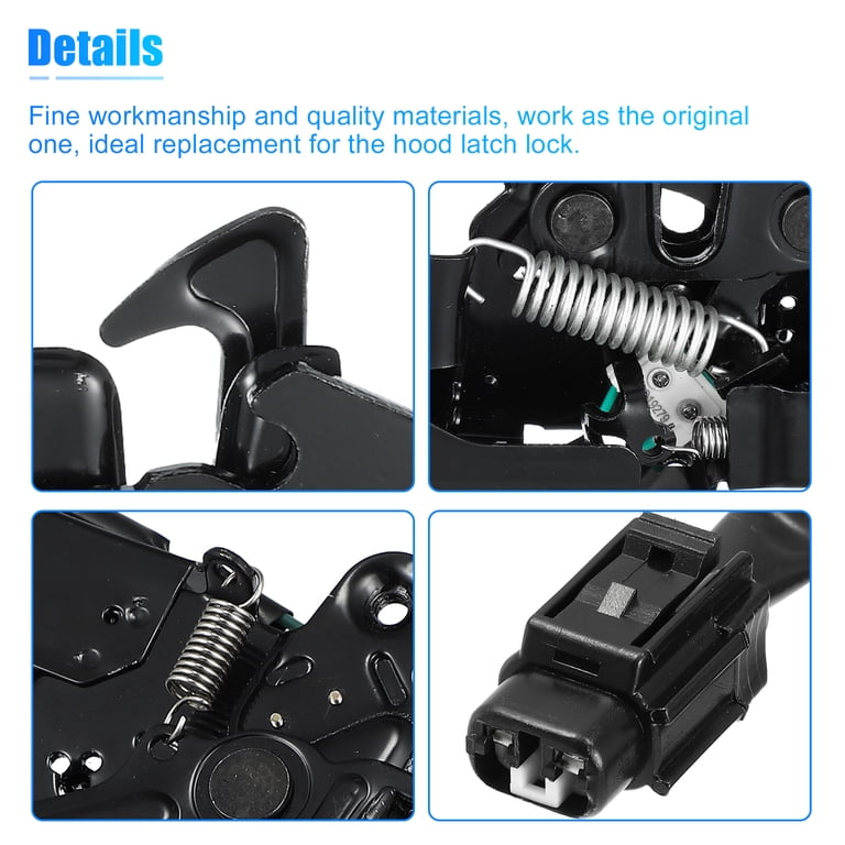Hood Latch Replacement For Toyota Camry 2007-2011 & Camry Hybrid 2007-2011 - OEM TO1234118 / 5351006180 Fit