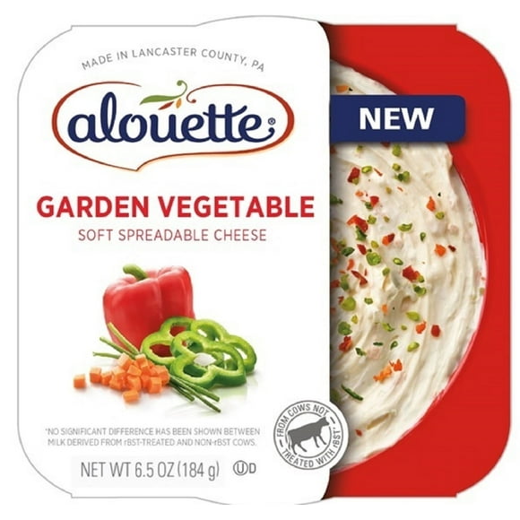 Alouette Garden Vegetable Soft Spreadable Cheese 6.5 oz (Fresh)