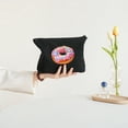 thumbnail image 4 of GOSMITH 2 Pcs Canvas Tote Bags Cute Aesthetic Tote Bags with Zipper Donut Crew Matching Friend Family Donut Lover Birthday Shoulder Bag Black, 4 of 8