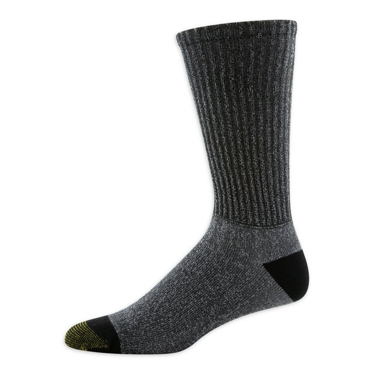 GOLDTOE Edition Men's Hiker Cushion Crew Socks, 6-Pack GOLDTOE Edition Men's Hiker Cushion Crew Socks, 6-Pack