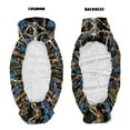 thumbnail image 6 of Yuyamidu Camo Hunting UTV Seat Covers Compatible with Kawasaki Mule 3010 4000 4010 4x4 2009-2023 2025 Elastic Edge Non-Slip Comfortable Split Seat Covers Blue Leaves UTV Protection Accessories, 6 of 7