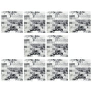 Bedromroom Decorations Bling Bedroom Antique Tile Stickers Decorative Wall Decorate Pvc 10 Pcs