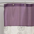 thumbnail image 2 of Lush Decor Covina Floral Shower Curtain, Purple, 72x72, 2 of 4