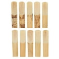 thumbnail image 2 of 10Pcs Sax Reeds Normal Level Bb Soprano Saxophone Parts Woodwind Instrument Accessories, 2 of 7