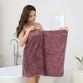 thumbnail image 4 of Lksixu Cotton Bath Towels, 27.5"x55" Microfiber Striped Pattern Highly Absorbent Bath Towels, 400 GSM Ultra Soft Skin-Friendly Body Towel Quick Drying Shower Towels for Bathroom Gym Sports Swimming, 4 of 8