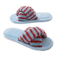 thumbnail image 5 of Agkizg Womens Fuzzy Slippers, House Slippers, Multi Size Fuzzy Lined House Slippers Warm Plushes Comfortable Casual Indoor Winter Slippers, 5 of 6