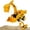 D, variant on Clearence!!Medium Sand Digger Truck with Inertia Drive – Friction Powered Construction Vehicle for Beach and Sandbox – Thick Drop-Resistant Plastic