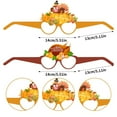 thumbnail image 3 of Konghyp Thanksgiving Paper Eyeglasses Props – 12Pcs Turkey Pumpkin Photo Booth Decorations for Adults and Family, Fun Party Accessories for Thanksgiving Celebration, 3 of 9