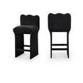 thumbnail image 2 of Meridina Furniture Shaw Black Chenille Fabric Upholstered Counter Stool, 2 of 10