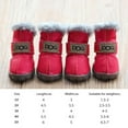 thumbnail image 4 of 4PCS Pet Dog Warm Shoes Dog Snow Boots Windproof for Small Medium Dog Cats Chihuahua Waterproof Pet Product S-2XL, 4 of 6