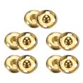 thumbnail image 1 of Uxcell 5 Set Botones de Broche de Costura de 17mm, Botones de Cierre de Metal, Dorado, 1 of 7