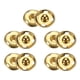thumbnail image 1 of Uxcell 5 Set Botones de Broche de Costura de 17mm, Botones de Cierre de Metal, Dorado, 1 of 7