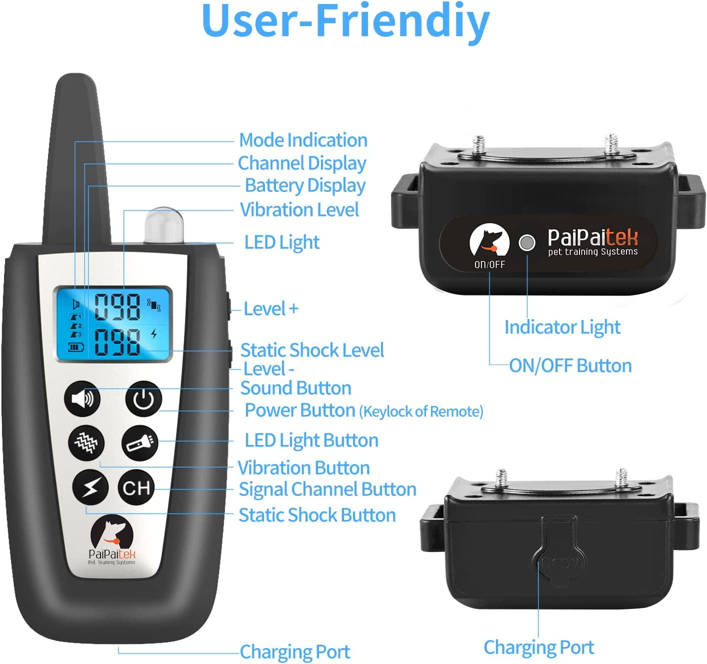 Combination bark and training collar 2025
