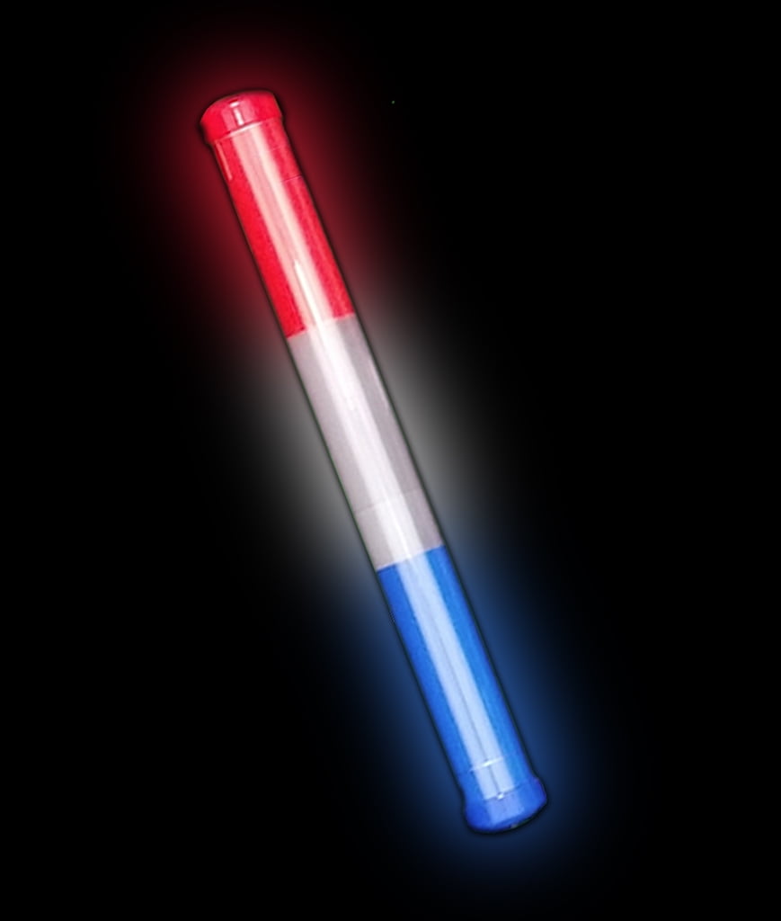 Novelty Light Up Toy LED Light Up Baton Red/White/Blue